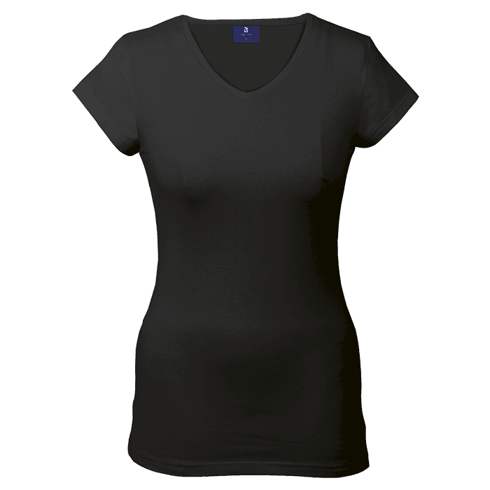 170g Essential V-Neck Slim Fit Ladies 1