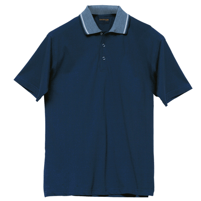 Jacquard Collar Golfer Mens 4