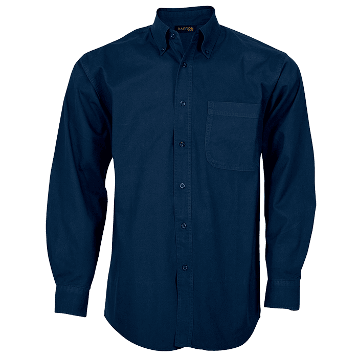 Brushed Cotton Twill Lounge Long Sleeve Mens 1