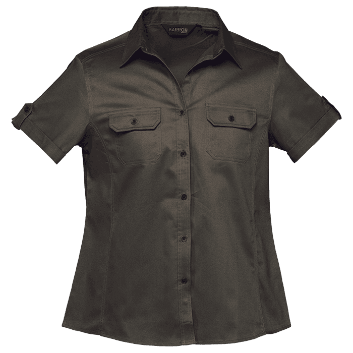 Plain Bush Shirt Ladies 2