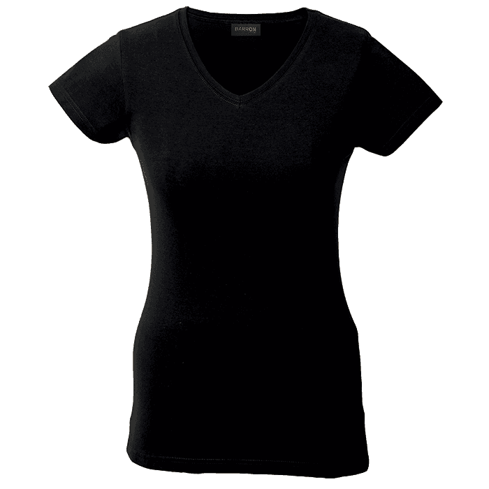 170g Slim Fit V-Neck T-Shirt Ladies 4