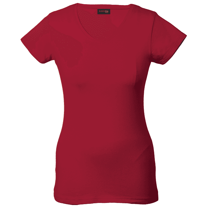 170g Slim Fit V-Neck T-Shirt Ladies 5