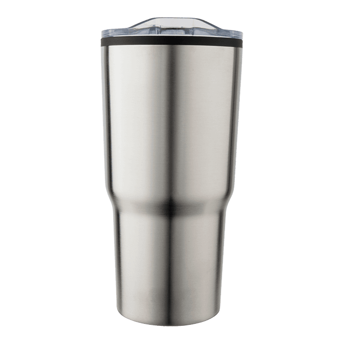 590ml Stainless Steel Mug With Clear Lid 1