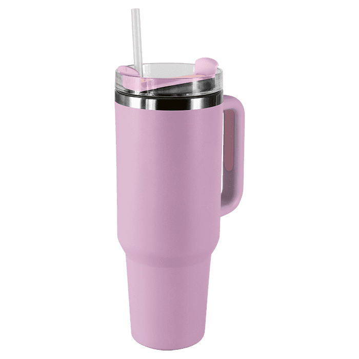 1.2L Double Walled Travel Mug with Straw 6