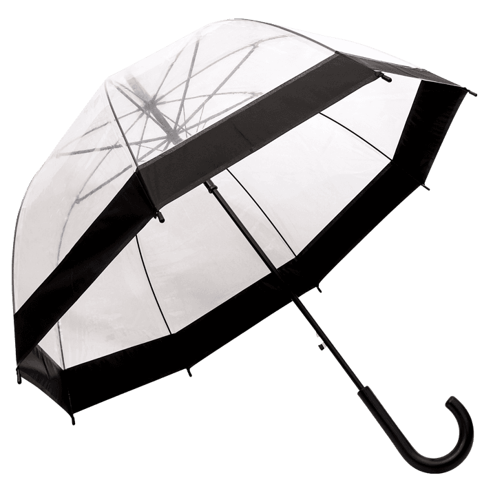 Dome Shaped Clear Umbrella 2