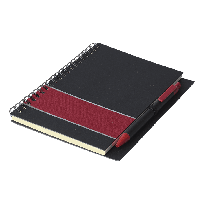 Coloured Stripe Notebook with Pen 1