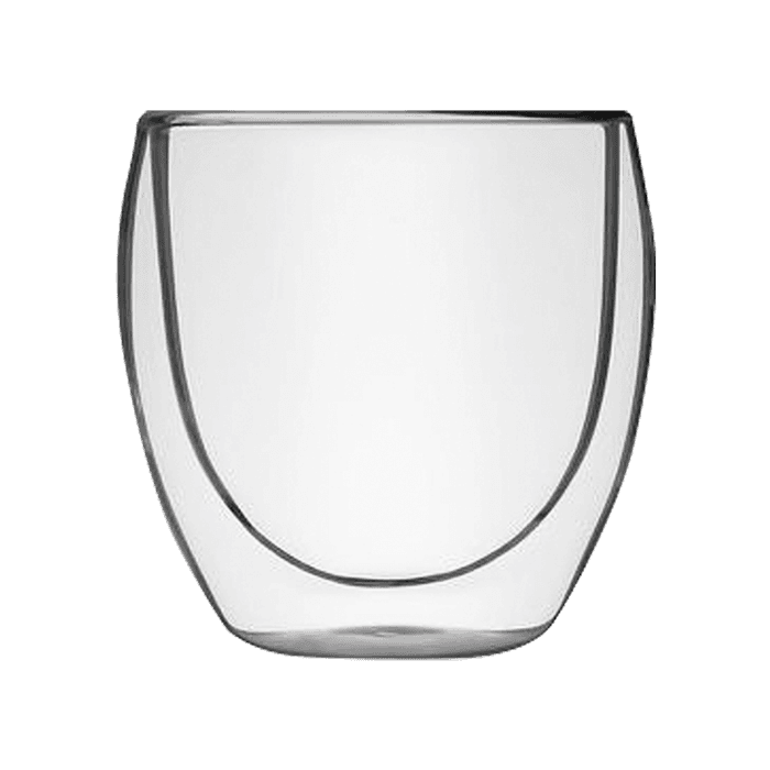 Elegant Double Wall Glass Mug in Gift Box