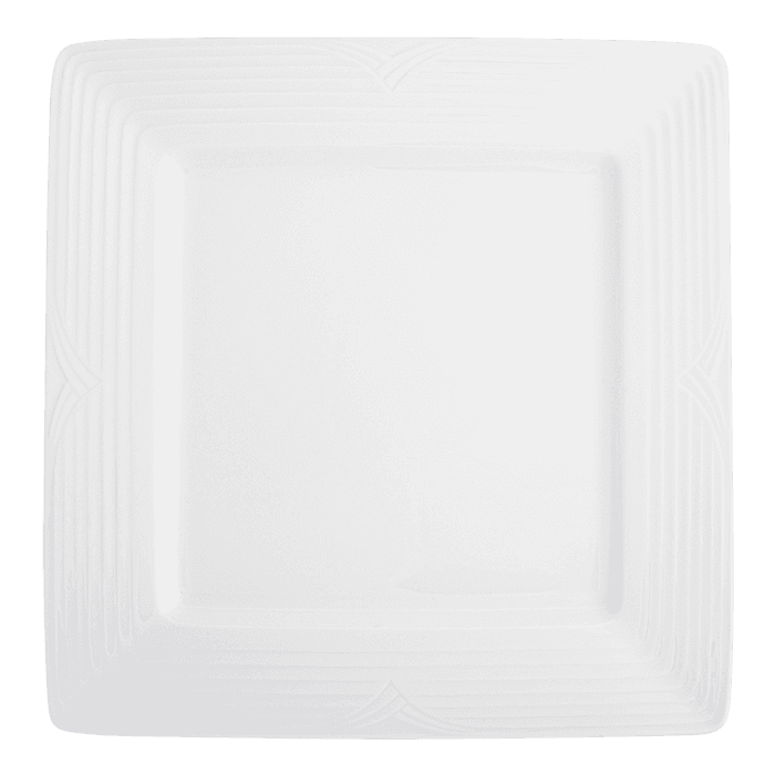 Arctic White Square Plate