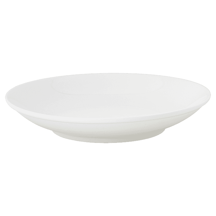 White Basics Shallow Bowl