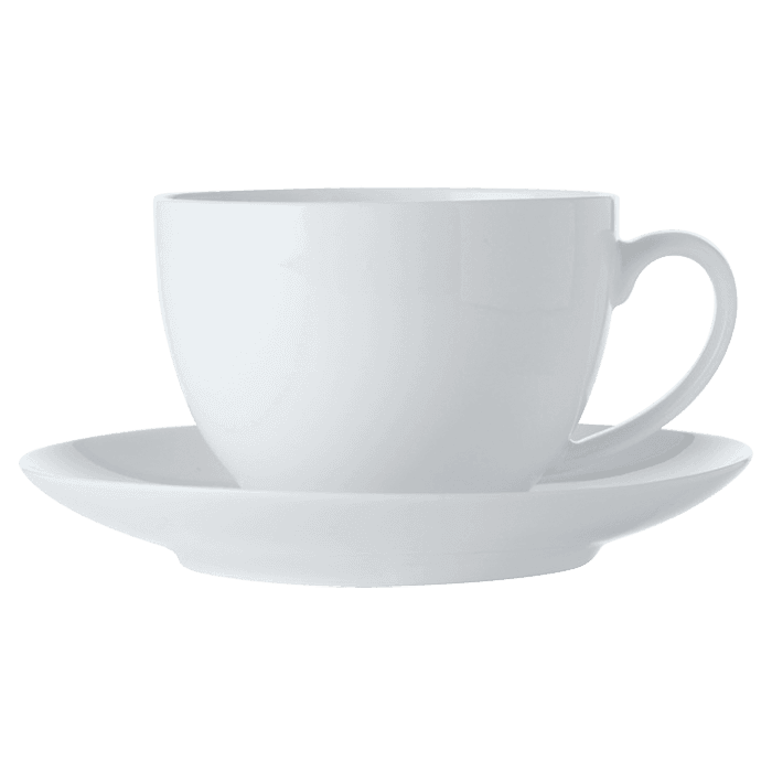 White Basics Cup and Saucer 280ml 1