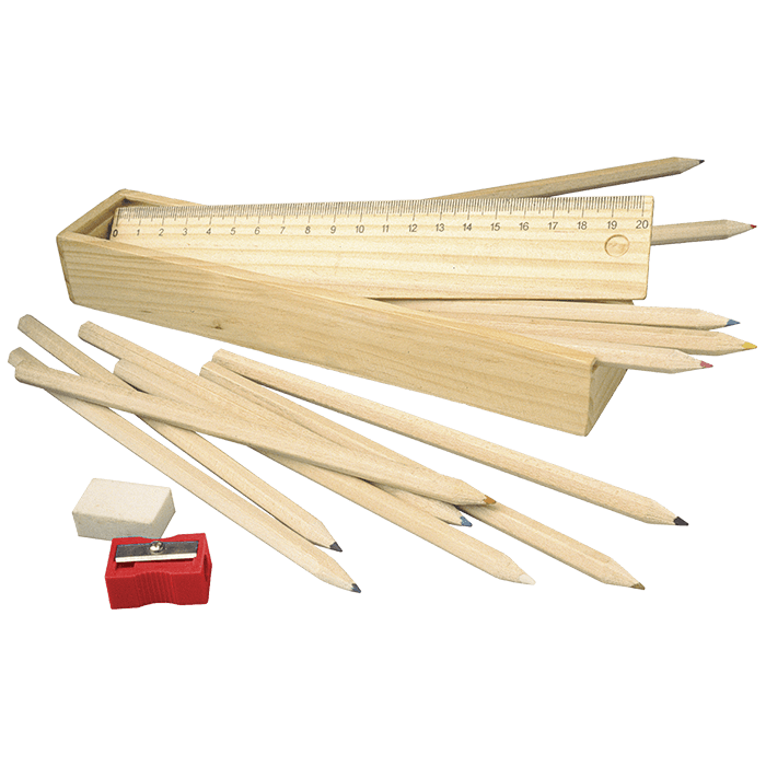 Stationery Set in Wooden Box