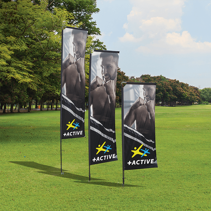 Telescopic Banners Deluxe Double Sided Digital 1