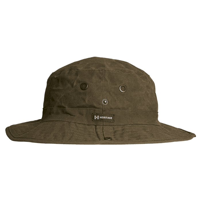 Heritage Washed Oil Skin Outdoor Hat 2