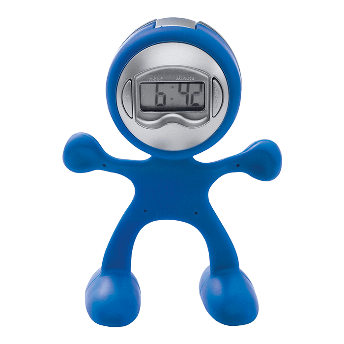 Man Shaped Alarm Clock with Memo Holder 2