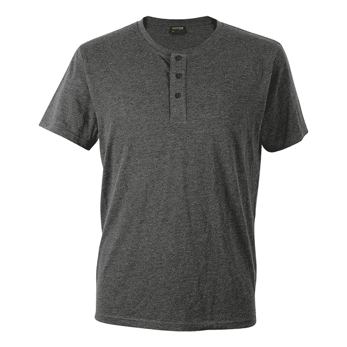 Henley Short Sleeve T-Shirt Mens 1