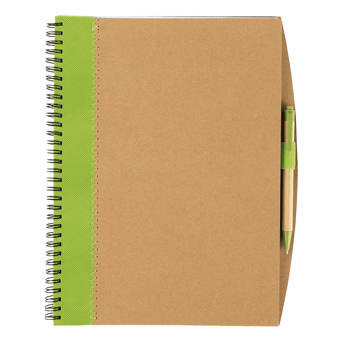 Recycled Cardboard Notebook With Pen 2
