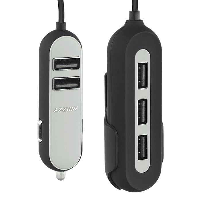 Whizzy 5 Port USB Car Charger