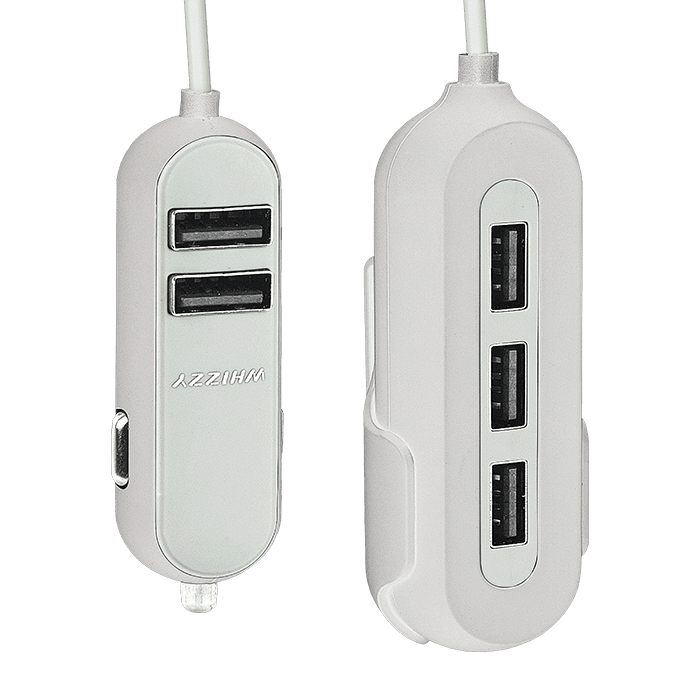 Whizzy 5 Port USB Car Charger 1