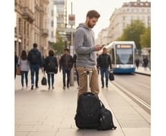 1680D Trolley Laptop Backpack 2