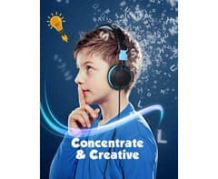 Mpow Che 1 Kids Wired Headset (Blue) 10