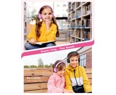 Mpow Che 1 Kids Wired Headset (Pink) 6