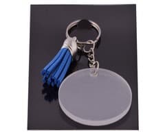 Acrylic Keychain with Tassles 2