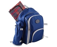 4-Person Picnic Backpack and Blanket Set 1