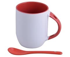 Sublimation Whirl Mug & Spoon 3