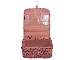 Velcro Hanging Toiletry Bag (Animal Print) 1