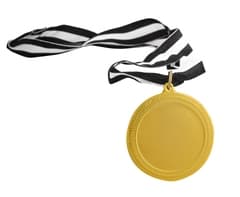 Gold Medal & Ribbon 1