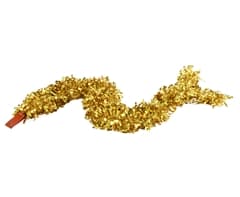 Metallic Gold Tinsel Garland 2