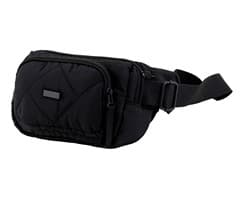 Quilted Double Pocket Moon Bag 1