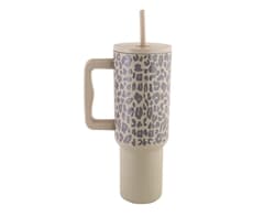 1200ml Leopard Print Travel Mug 2