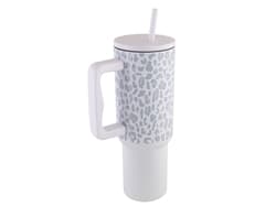 1200ml Leopard Print Travel Mug 6