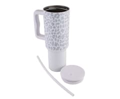 1200ml Leopard Print Travel Mug 9