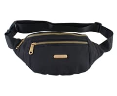 Triple Zip Moon Bag 3