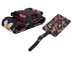 Floral Luggage Strap & Tag 2