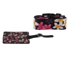 Floral Luggage Strap & Tag 3