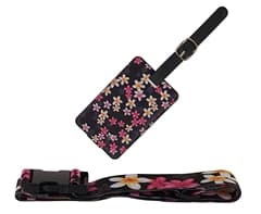 Floral Luggage Strap & Tag 4