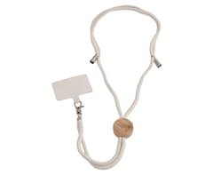 Bamboo Disc Cotton Cell Phone Holder 3