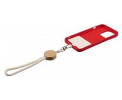 Bamboo Disc Cotton Cell Phone Holder 4