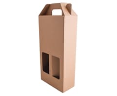 Kraft Double 750ml Wine Bottle Gift Box 3