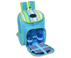 Striped Picnic Backpack (4-Person) 1