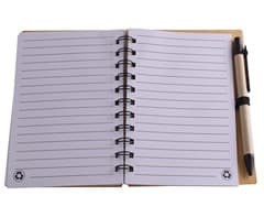 Bamboo Mid-Size Notebook & Pen 2