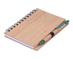 Bamboo Mid-Size Notebook & Pen 3