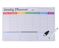 Magnetic Weekly Planner & Dry Erase Marker 2