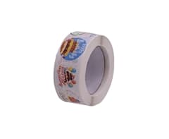 500pcs Sticker Roll - Happy Birthday 2