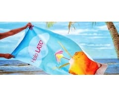 Fluffy Custom Single-Sided Sub Beach Towel - Mediu 5