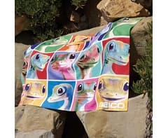 Smooth Custom Single-Sided Beach Towel - Large 3