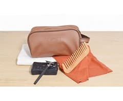 Urban Man Chestnut Toiletry Bag 6